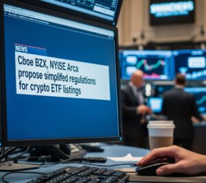 Cboe BZX, NYSE Arca propose simplified regulations for crypto ETF listings