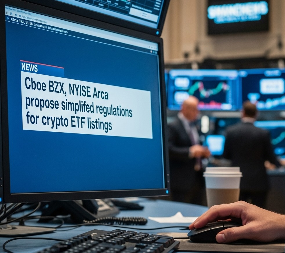 Cboe BZX, NYSE Arca propose simplified regulations for crypto ETF listings
