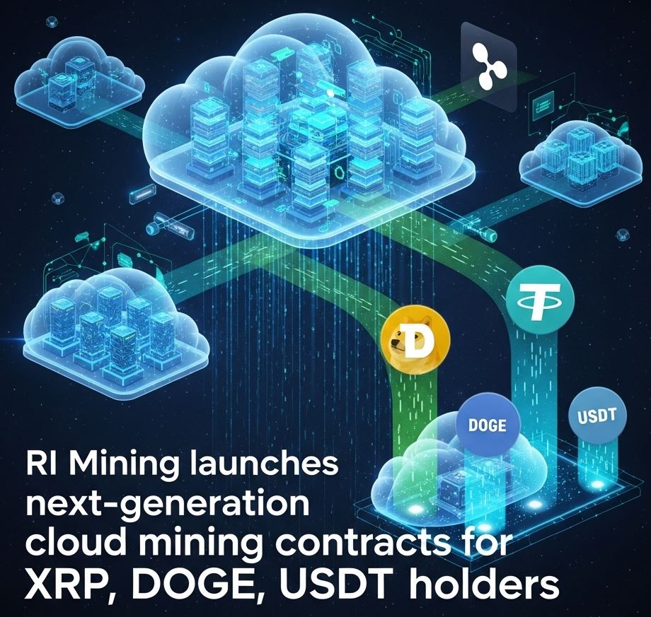 RI Mining launches cloud mining contracts for XRP, DOGE, USDT holders