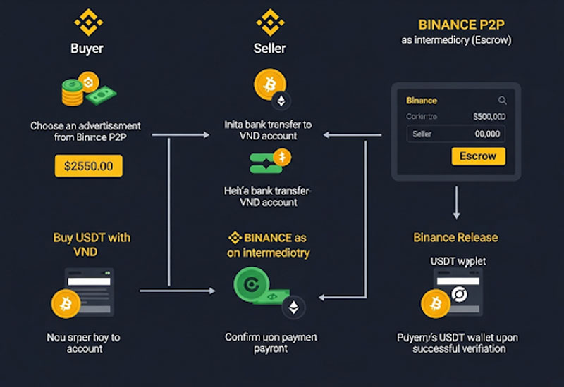 Cách hoạt động của Binance P2P
