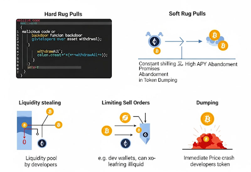 Các loại rug pull
