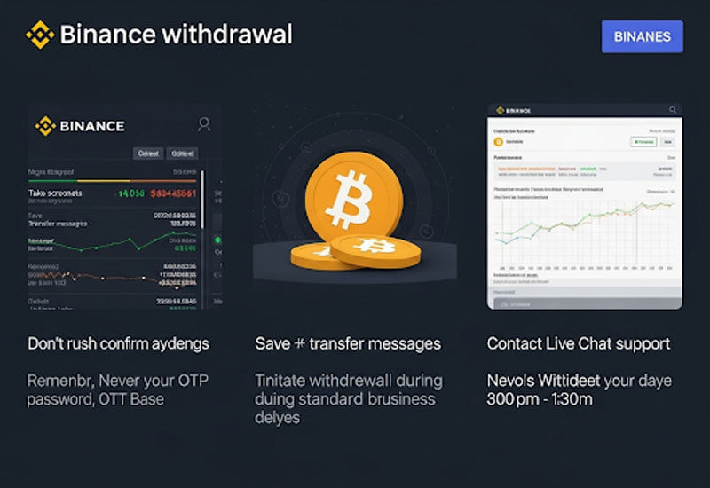 Các giải pháp xử lý khó khăn khi rút tiền từ Binance 