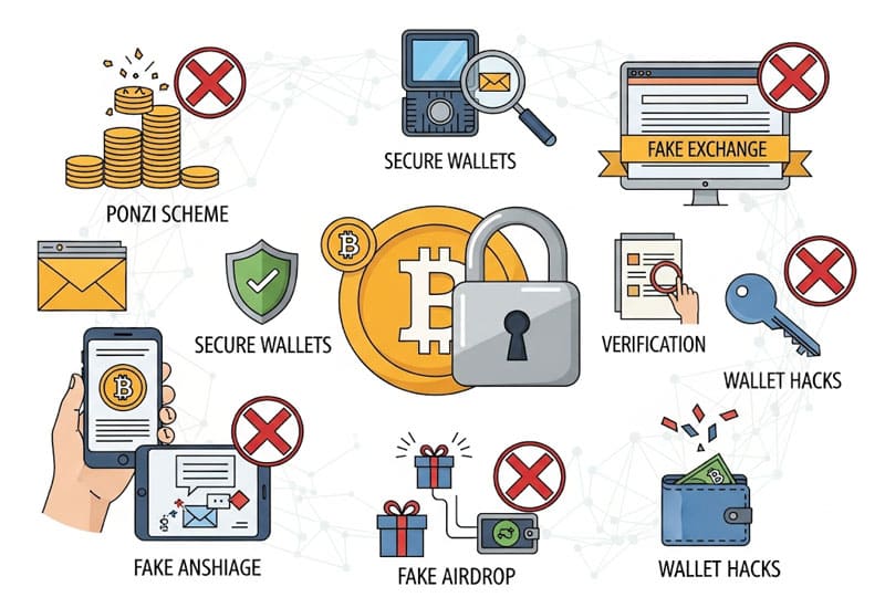 Các hình thức lừa đảo bitcoin phổ biến Các hình thức lừa đảo bitcoin phổ biến