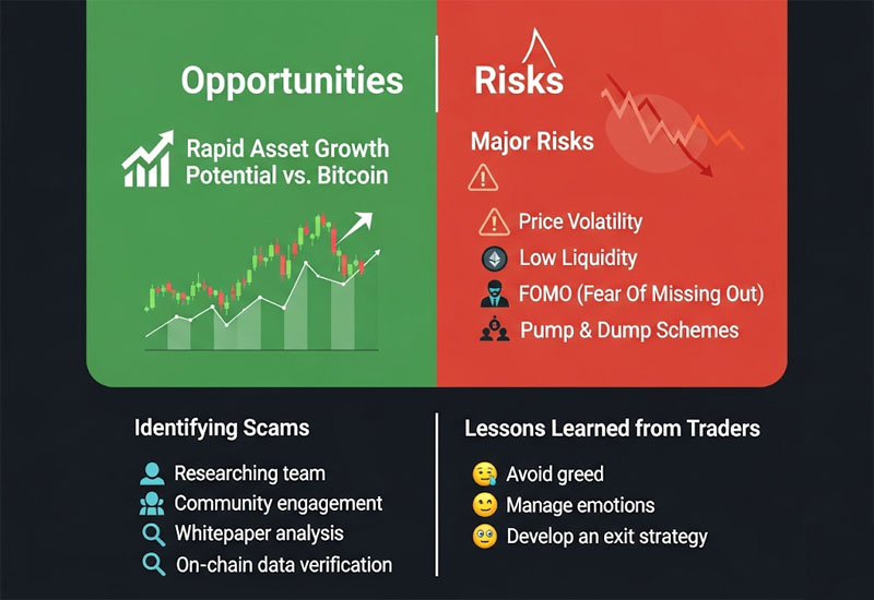 Cơ hội tăng trưởng và các rủi ro khi đầu tư alt coin