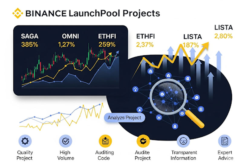 Các dự án Launchpool hot 2024-2025