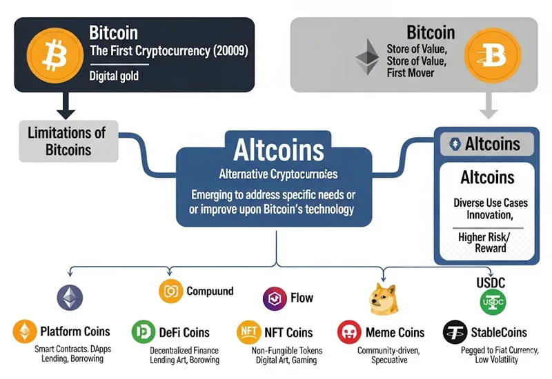 Định nghĩa alt coin và nguồn gốc xuất hiện