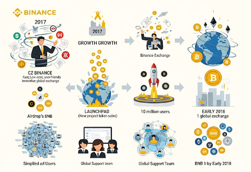 Hành trình sáng lập và phát triển Binance