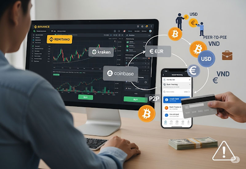 Làm sao để dùng tiền pháp định mua crypto Làm sao để dùng tiền pháp định mua crypto