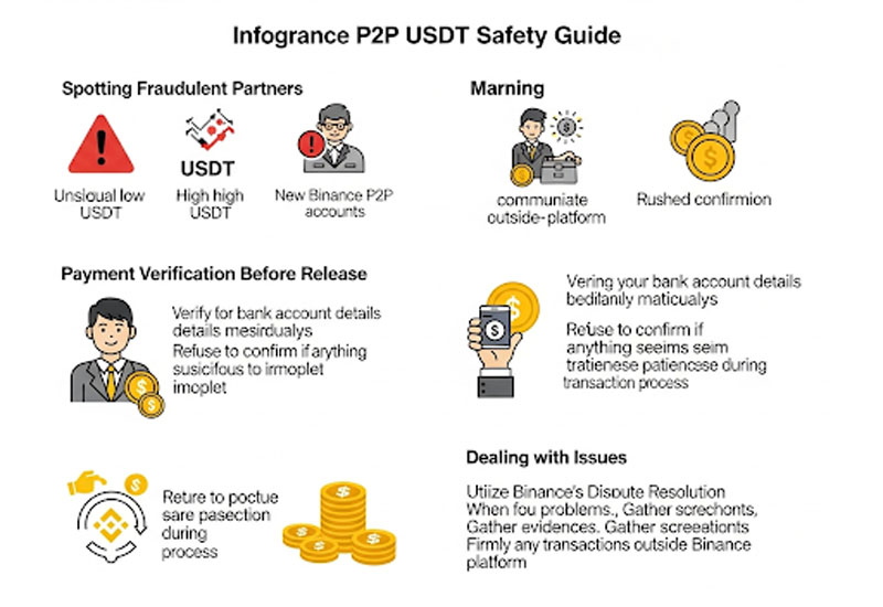 Những lưu ý an toàn khi bán USDT trên Binance