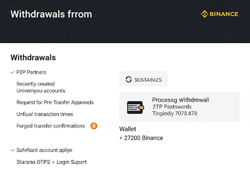 Những lưu ý và cảnh báo khi rút tiền từ binance