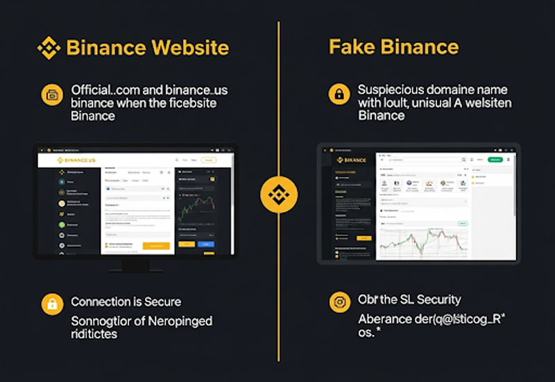 Phân biệt link chính thức và link giả của Binance