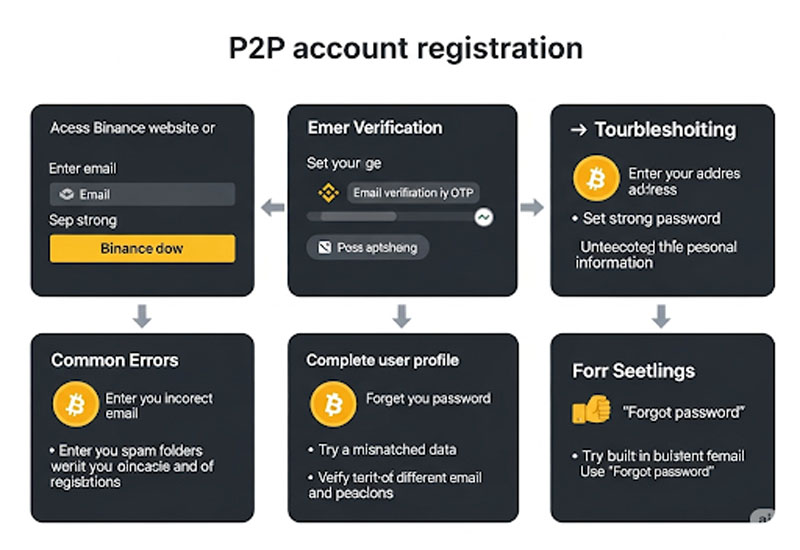 Quy trình đăng ký tài khoản binance p2p