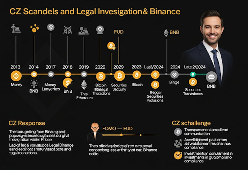 Các scandal lớn liên quan CZ Binance
