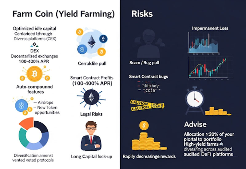 Ưu và nhượcđiểm của farm coin