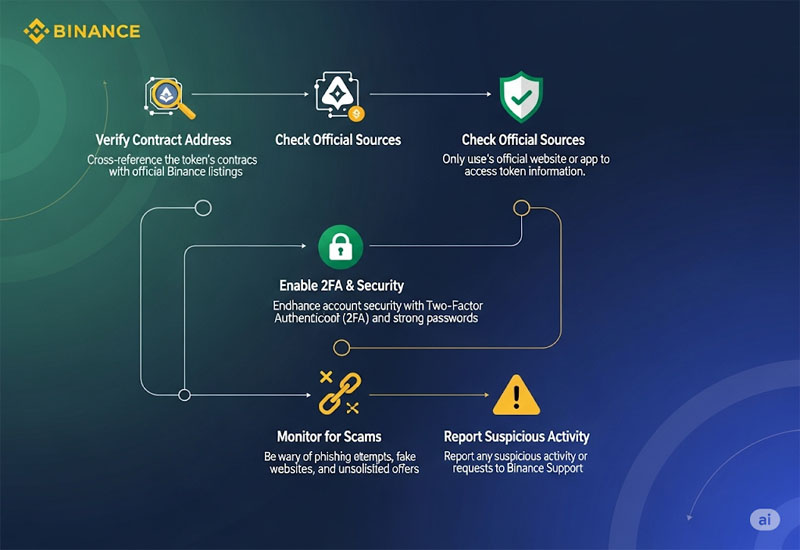 Cách kiểm tra & xác thực mã vàng thật trên Binance