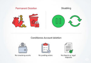 Cách xoá tài khoản binance vĩnh viễn