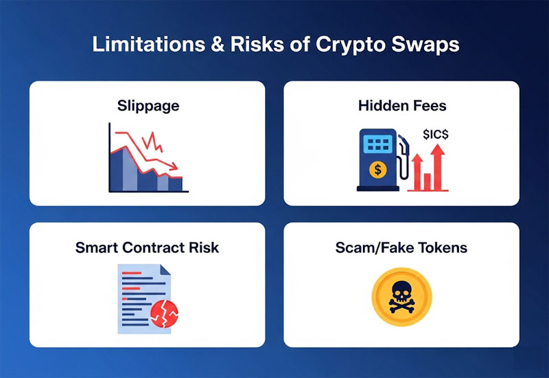 Hạn chế & Rủi ro khi Swap