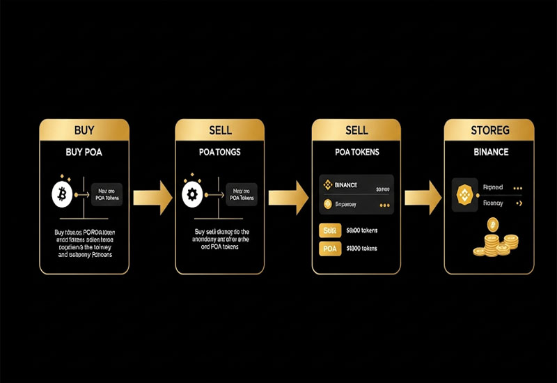 Hướng dẫn Mua, Bán và Lưu trữ POA Token trên Binance