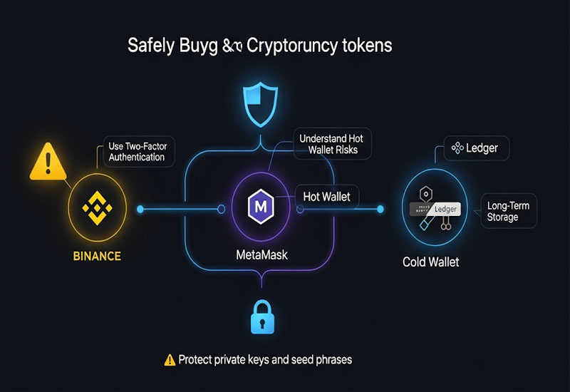 Các mua và lưu trữ token 