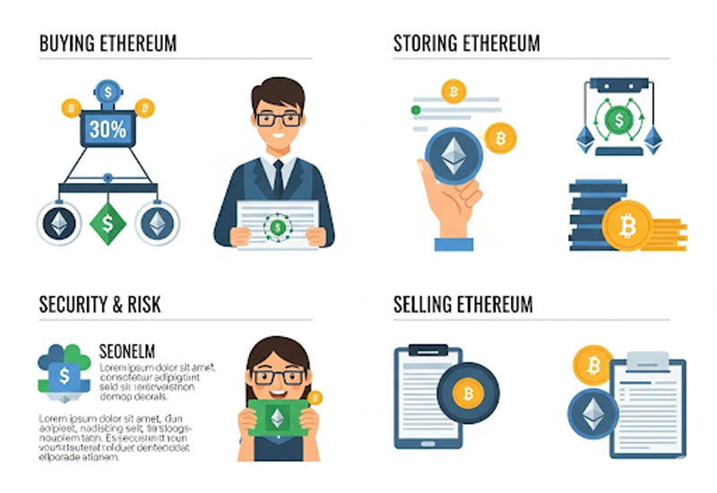 Mua bán & lưu trữ ethereum cho người mới