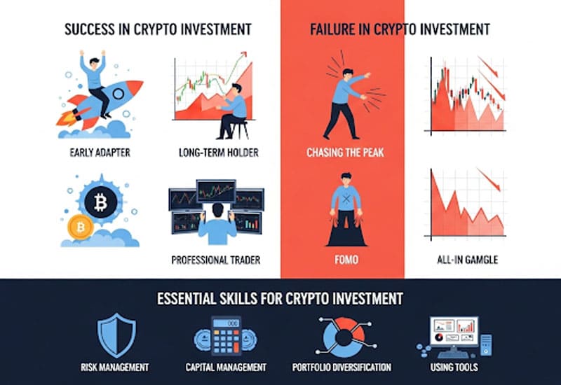 Những thành công & thất bại khi đầu tư crypto