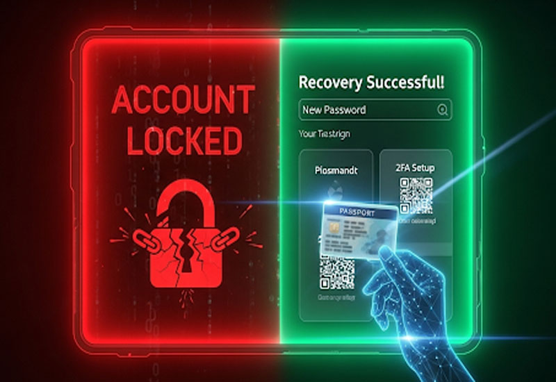 Quên mật khẩu & mất 2FA binance