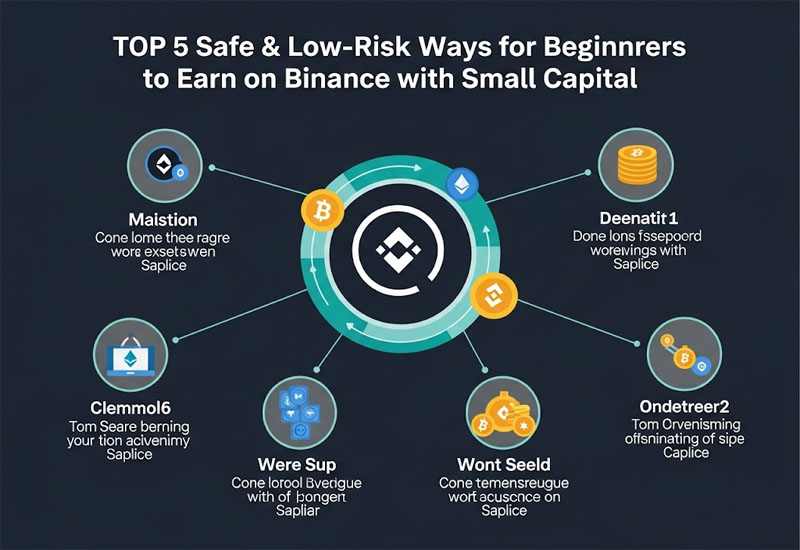 Top 5 cách kiếm tiền an toàn ít rủi ro trên binance