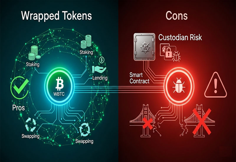 Ưu nhược điểm & rủi ro khi sử dụng Wrapped Token 