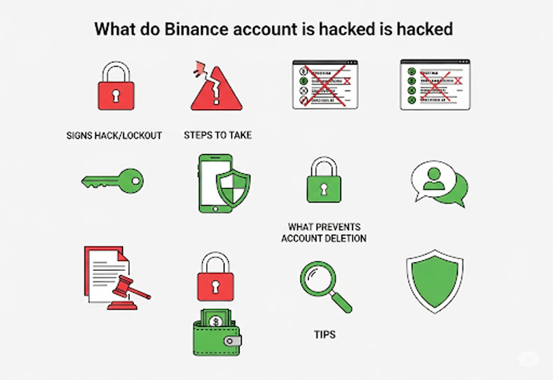 Xoá tài khoản binance khi bị hack