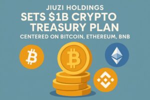 Jiuzi Holdings Bạo Chi 1 Tỷ Đô Lập Kho Bạc Tiền Điện Tử: Tập Trung Bitcoin, Ethereum, BNB