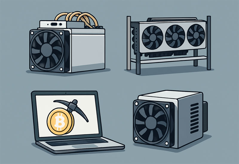 Các loại miner phổ biến trên thị trường Các loại miner phổ biến trên thị trường