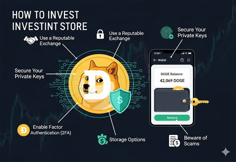 Cách đầu tư và lưu trữ Dogecoin an toàn