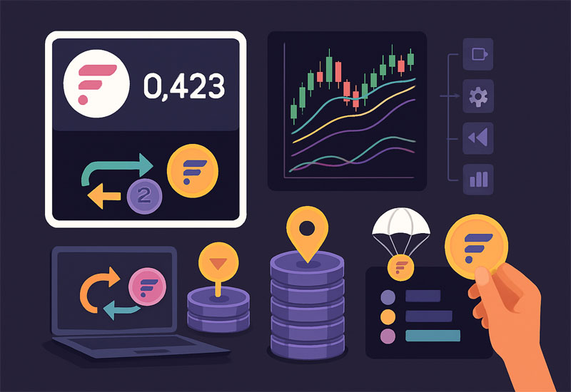 Giá FLR, mua bán, staking & hướng dẫn thực tiễn