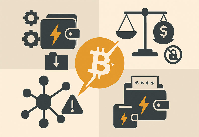 Hạn chế và rủi ro khi dùng Lightning Network