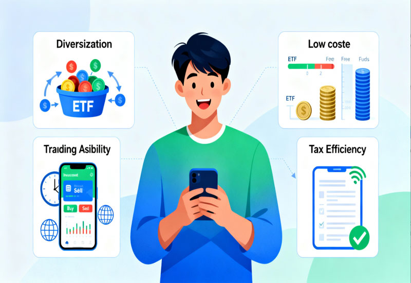 Lợi ích nổi bật khi đầu tư ETF
