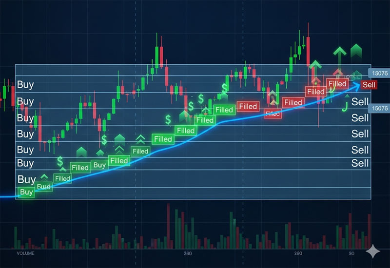Nguyên Lý Hoạt Động Grid Trading
