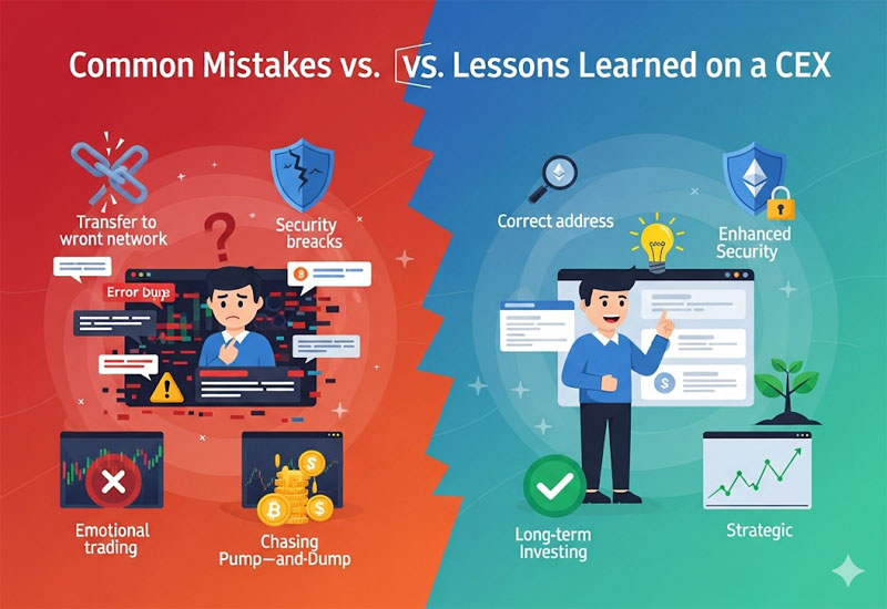 Sai Lầm Phổ Biến Khi Sử Dụng CEX Sai Lầm Phổ Biến Khi Sử Dụng CEX