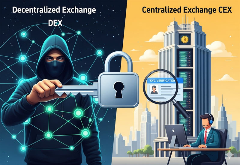 So sánh DEX vs CEX 