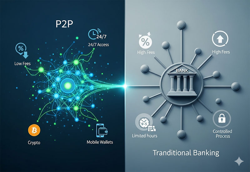 So Sánh P2P & Ngân Hàng Truyền Thống So Sánh P2P & Ngân Hàng Truyền Thống