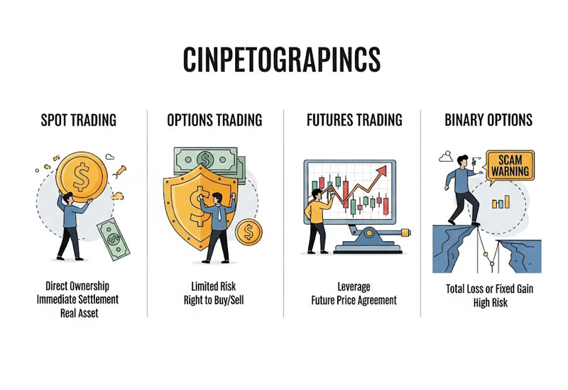 So Sánh Quyền Chọn, Spot, Futures và Binary Option So Sánh Quyền Chọn, Spot, Futures và Binary Option