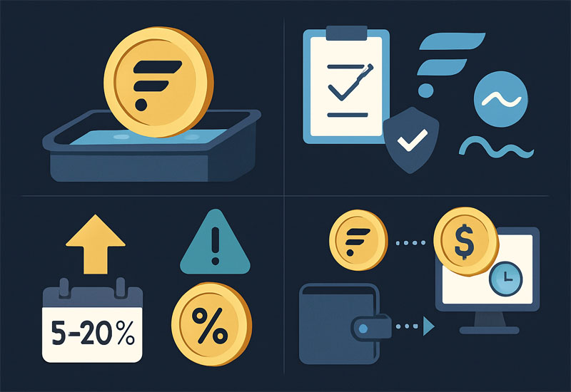 Staking FLR: Lợi suất, rủi ro & hướng dẫn tham gia