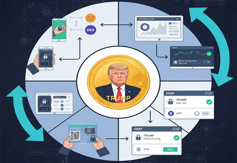 Cách lưu trữ Trump Coin